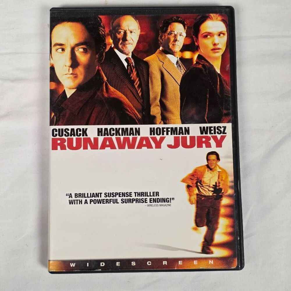 Runaway Jury (DVD, 2003) John Cusack, Gene Hackman, Dustin Hoffman